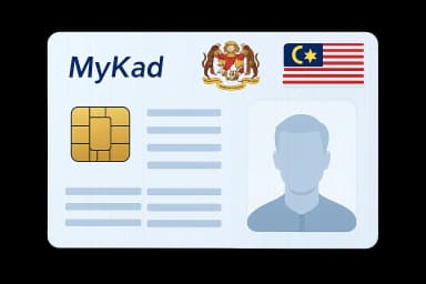 Malaysian MyKad identity card